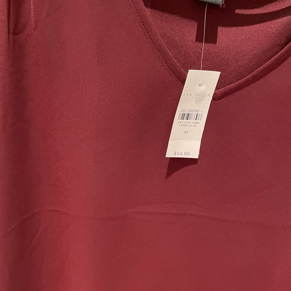 Maroon top